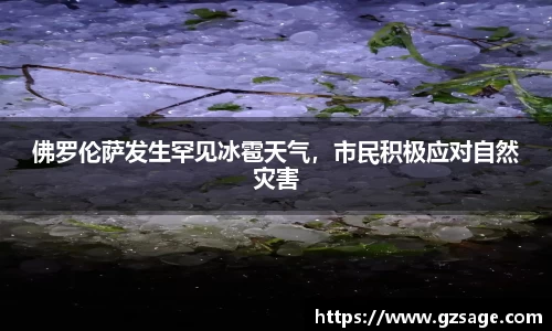 佛罗伦萨发生罕见冰雹天气，市民积极应对自然灾害