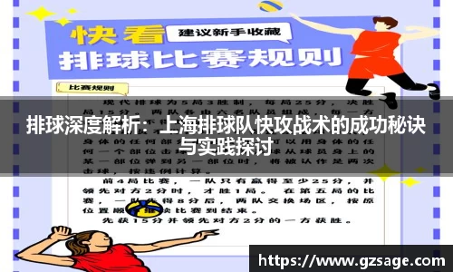 排球深度解析：上海排球队快攻战术的成功秘诀与实践探讨